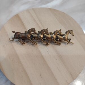 Galloping Horses Pin